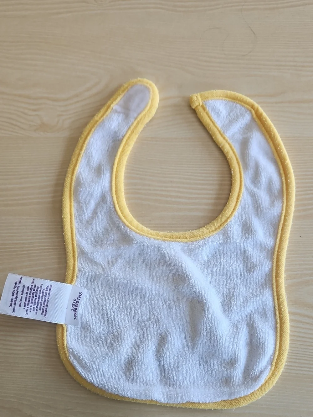 BabiesRUs Yellow-Trim Traffic Signs Baby Bib